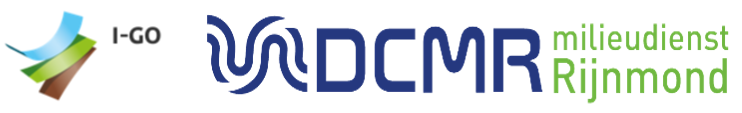 I-GO en DCMR Milieudienst Rijnmond Logo